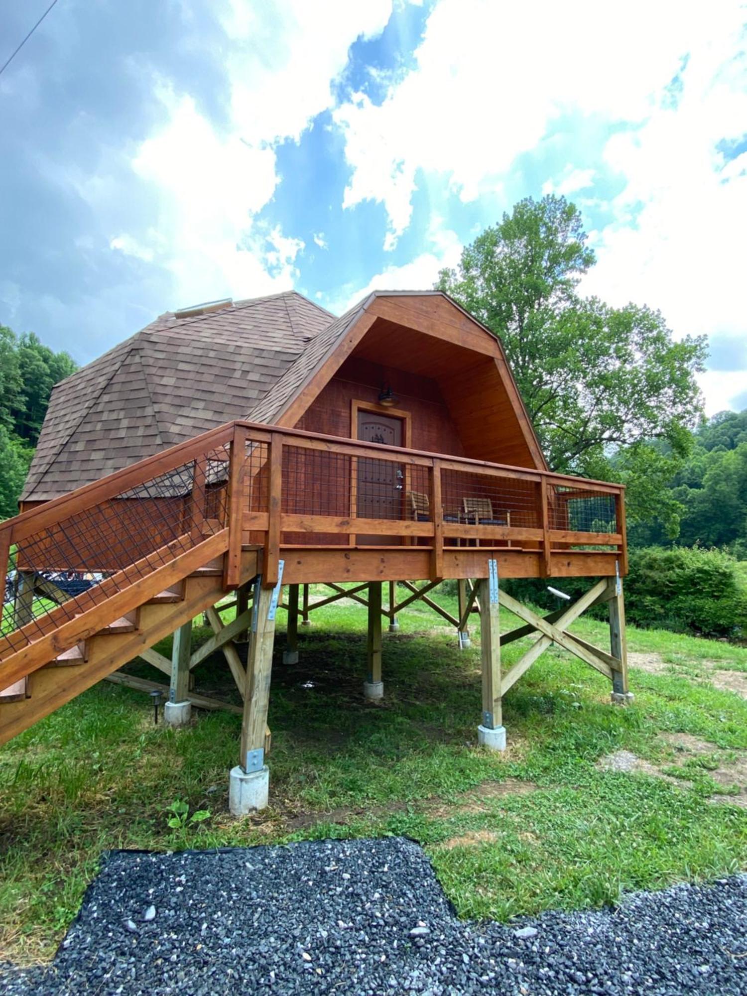Villa Natahala Glamping Red Dome #23 Topton Exterior foto
